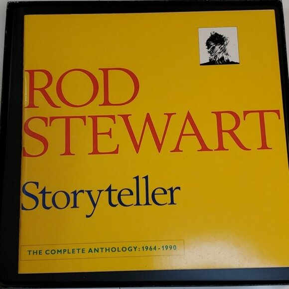 Vintage Rod Stewart Storyteller The Complete Anthology Cassette Tapes Set Music - Picture 3 of 14